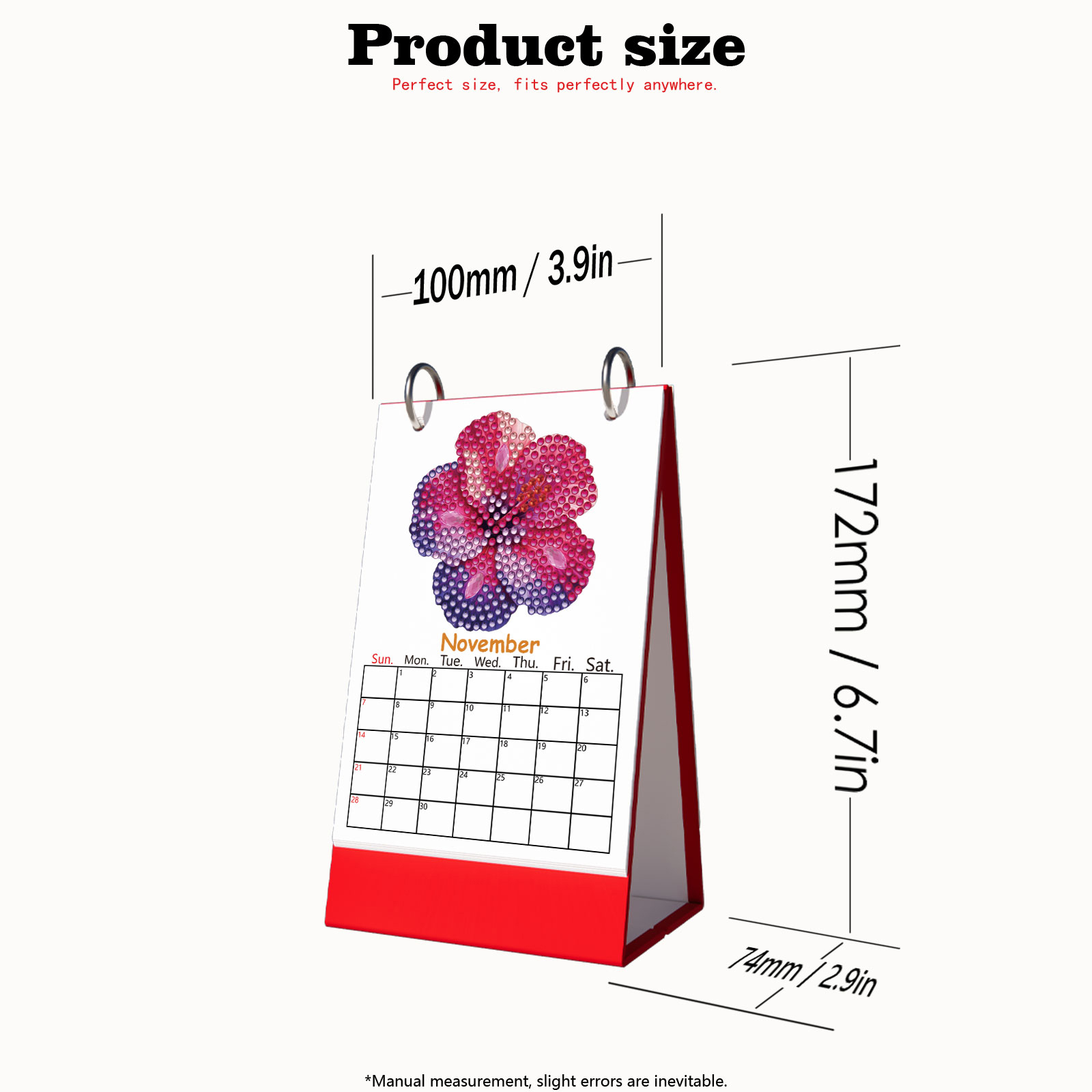 2027 Diamond Art Monthly Flip  - Resin Art Table Top recension och pris
