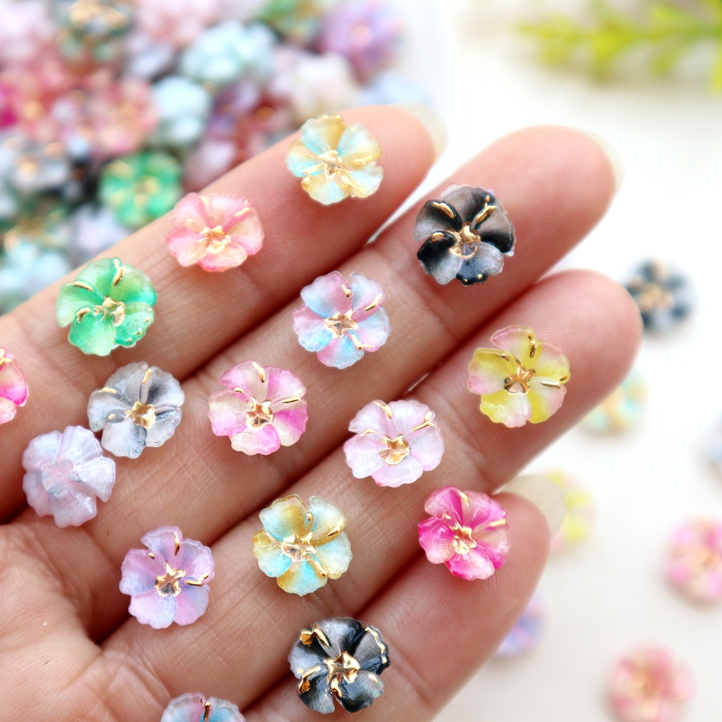30pcs Mini Resin Flower Caboch - Resin Art Diy recension och pris