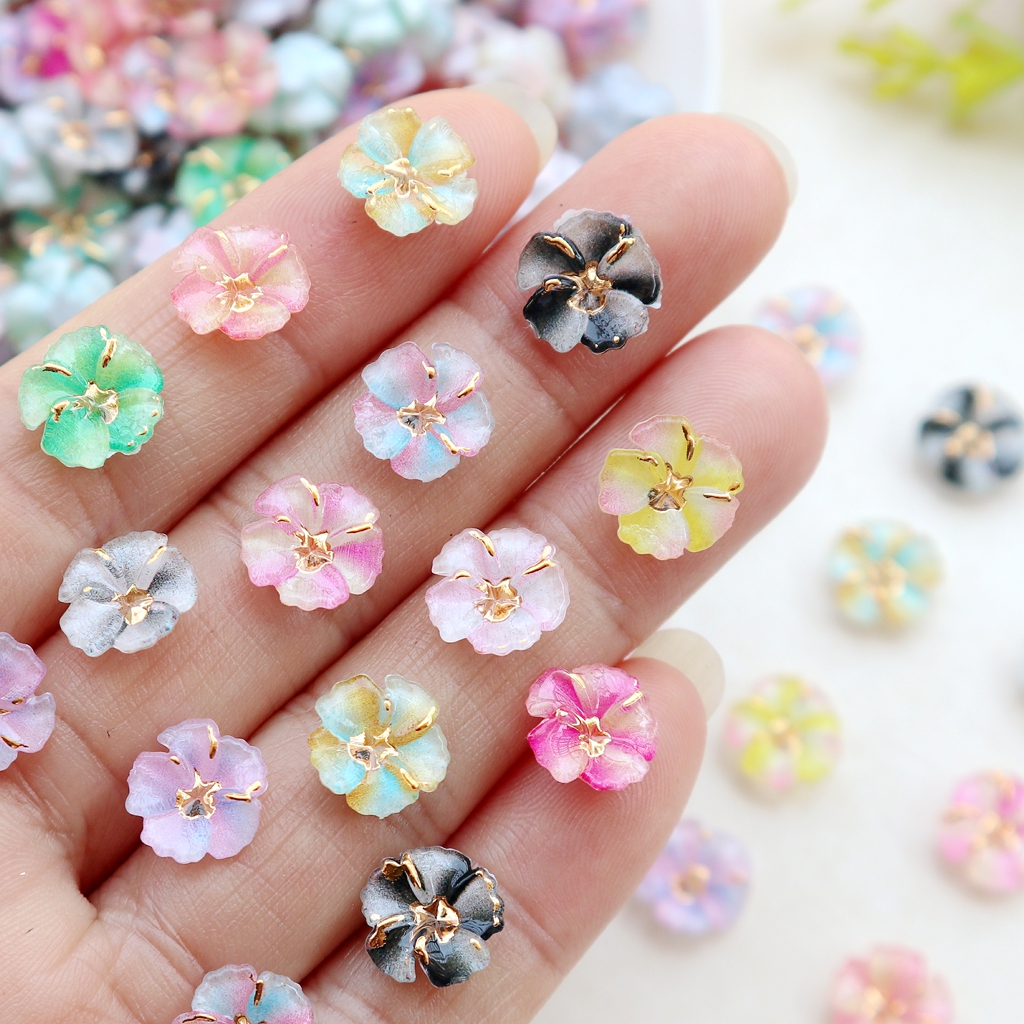 30pcs Mini Resin Flower Caboch - Resin Art Diy recension och pris