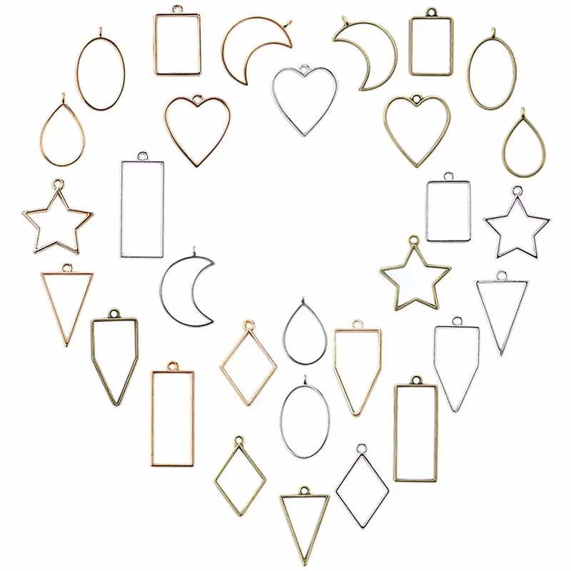 Open Bezel Pendants for Resin  - Bezels Pendant Resin recension och pris