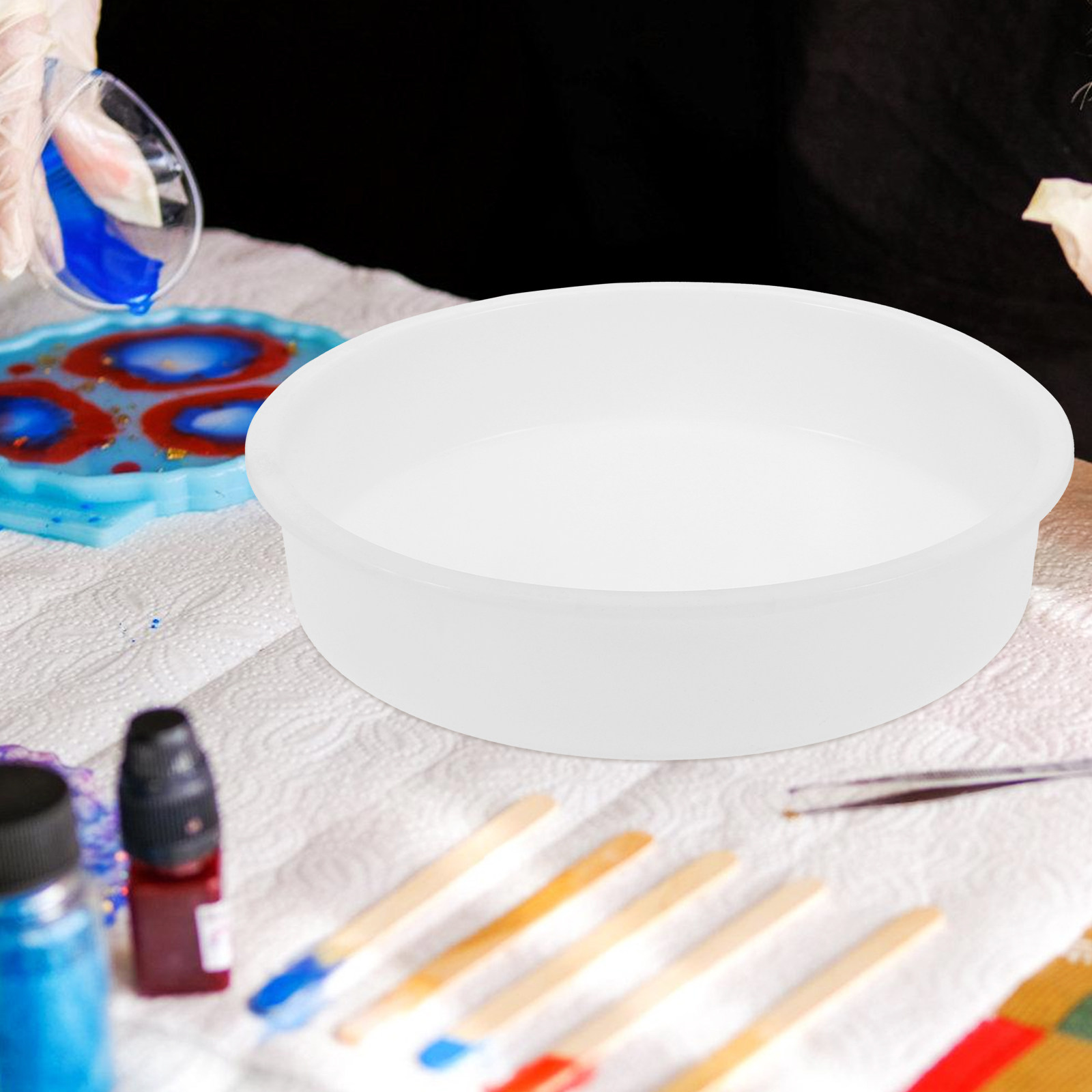 Silicone Round Resin Mold for  - Resin Art Clock recension och pris