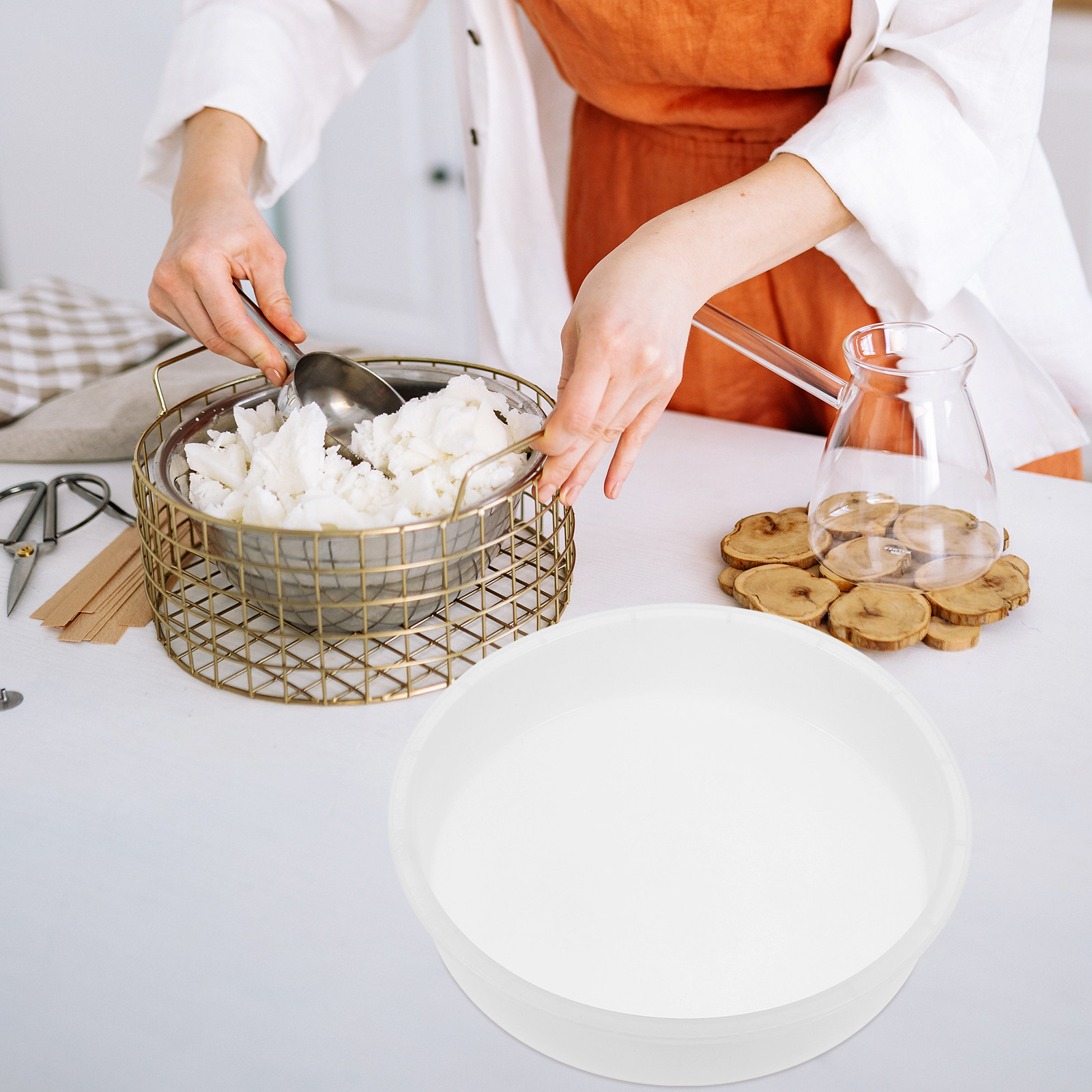 Silicone Round Resin Mold for  - Resin Art Clock recension och pris