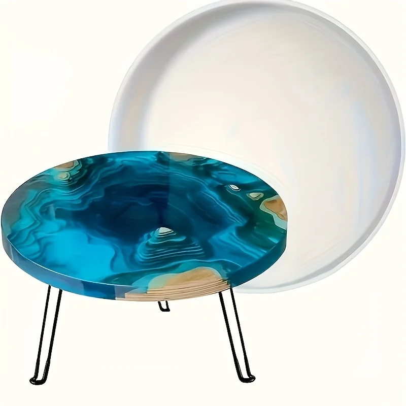 DIY Resin Round Table Silicone - Resin Art Clock recension och pris