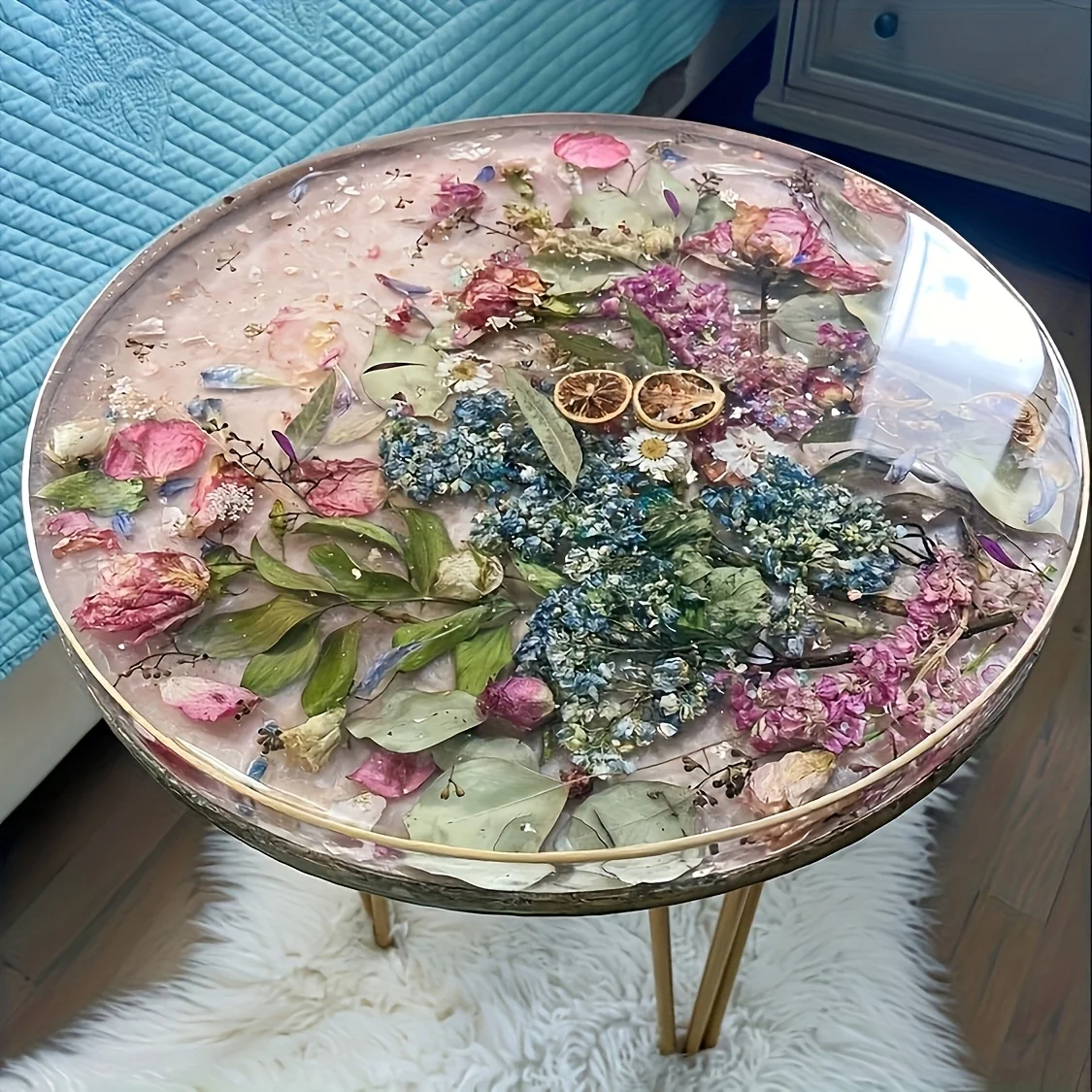 DIY Resin Round Table Silicone - Resin Art Clock recension och pris