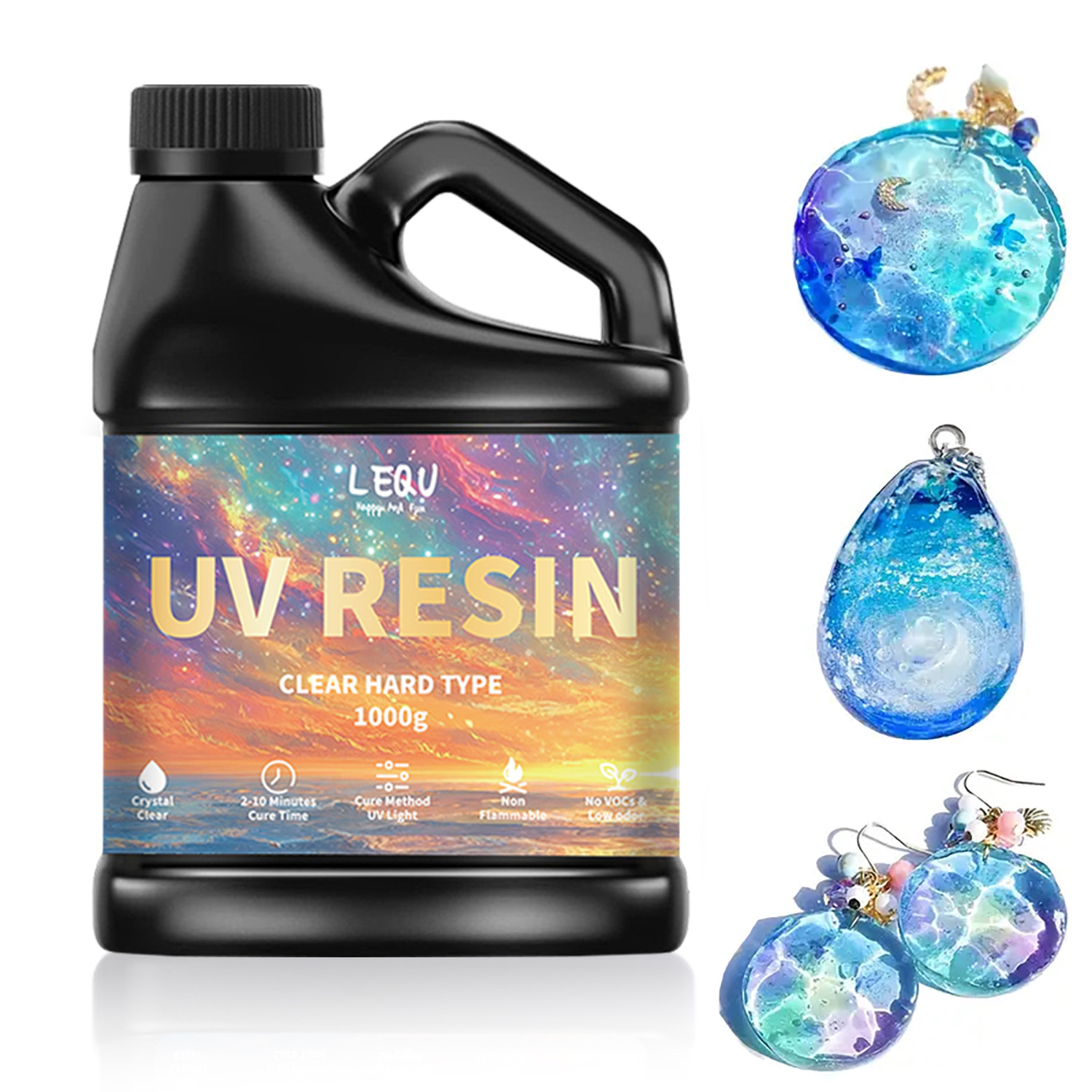 100/200/500/1000g UV Epoxy Res - Resin Art Acrylic recension och pris