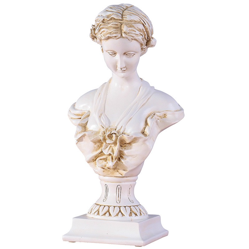 1pc Goddess Bust Statue Classi - Resin Art Table Top recension och pris