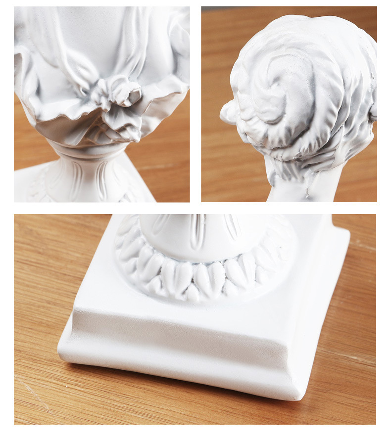 1pc Goddess Bust Statue Classi - Resin Art Table Top recension och pris